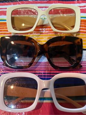 Three Pairs of Fashion Sunglasses